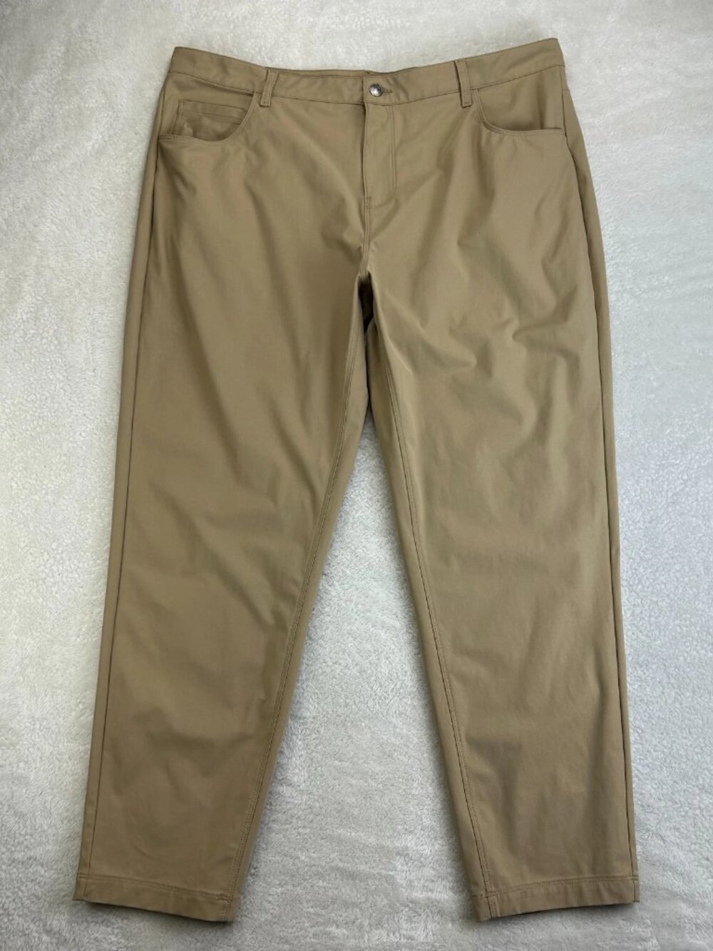 Fabletics The Don Pants Mens 40x32 Dark Twill 4-Way Stretch Classic Fit 5-Pocket